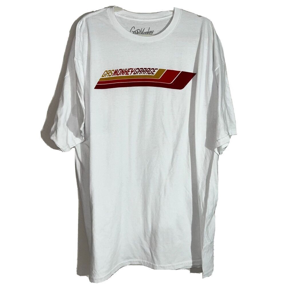 gas monkey garage white short sleeve XXL Men's t shirt